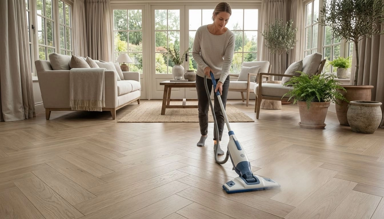 Уборка MSPC паровой шваброй